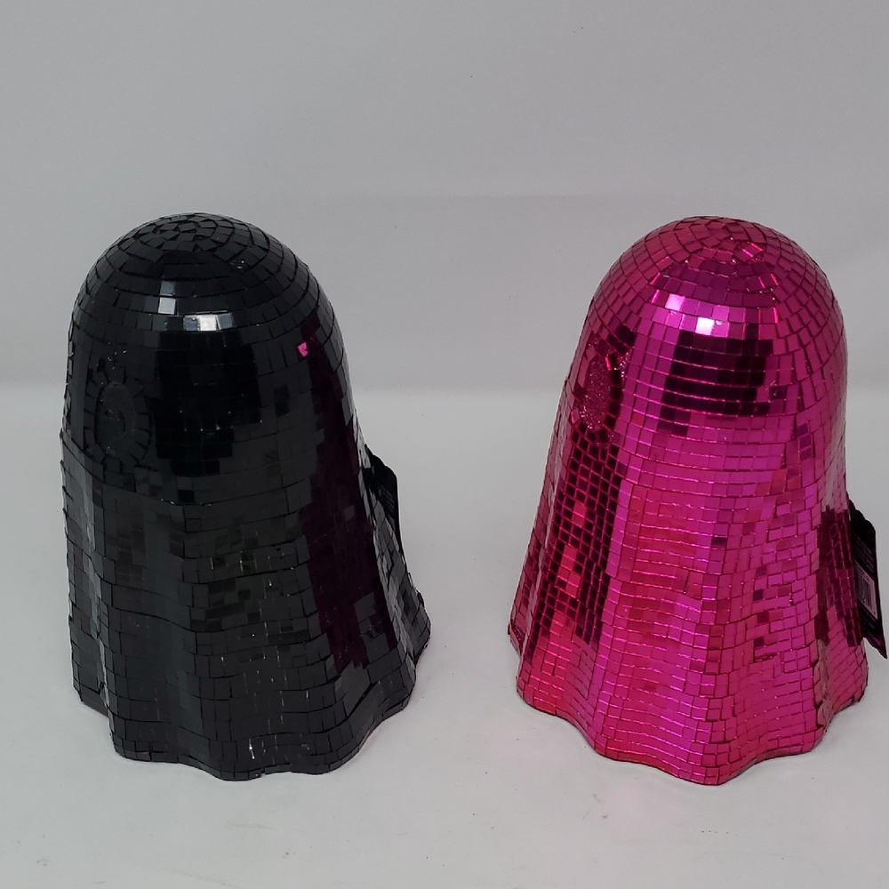 Ashland Mosaic Ghost Decor in Black and Pink - Picture 4 of 10